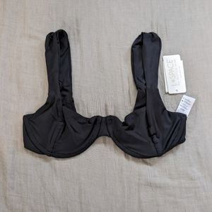 L*Space Tori Underwire Bikini Top Black